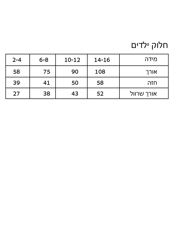 חלוק מגבת ילדים 2-4